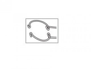 Векорасширитель темпоральный аспирационный по Либерману, круглые открытые опоры, круглые бранши 14 мм