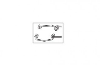 Векорасширитель назальный аспирационный по Либерману, V-образные открытые опоры, круглые бранши 11 мм, 14 мм