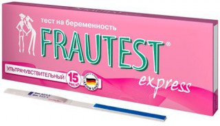 Тест-полоска для определения беременности FRAUTEST express