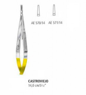 Иглодержатель общехирургический CASTROVIEJO AE 570 / AE 571