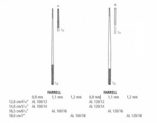 Зонд-аппликатор ватный ушной FARRELL AL 100, 1.2 мм